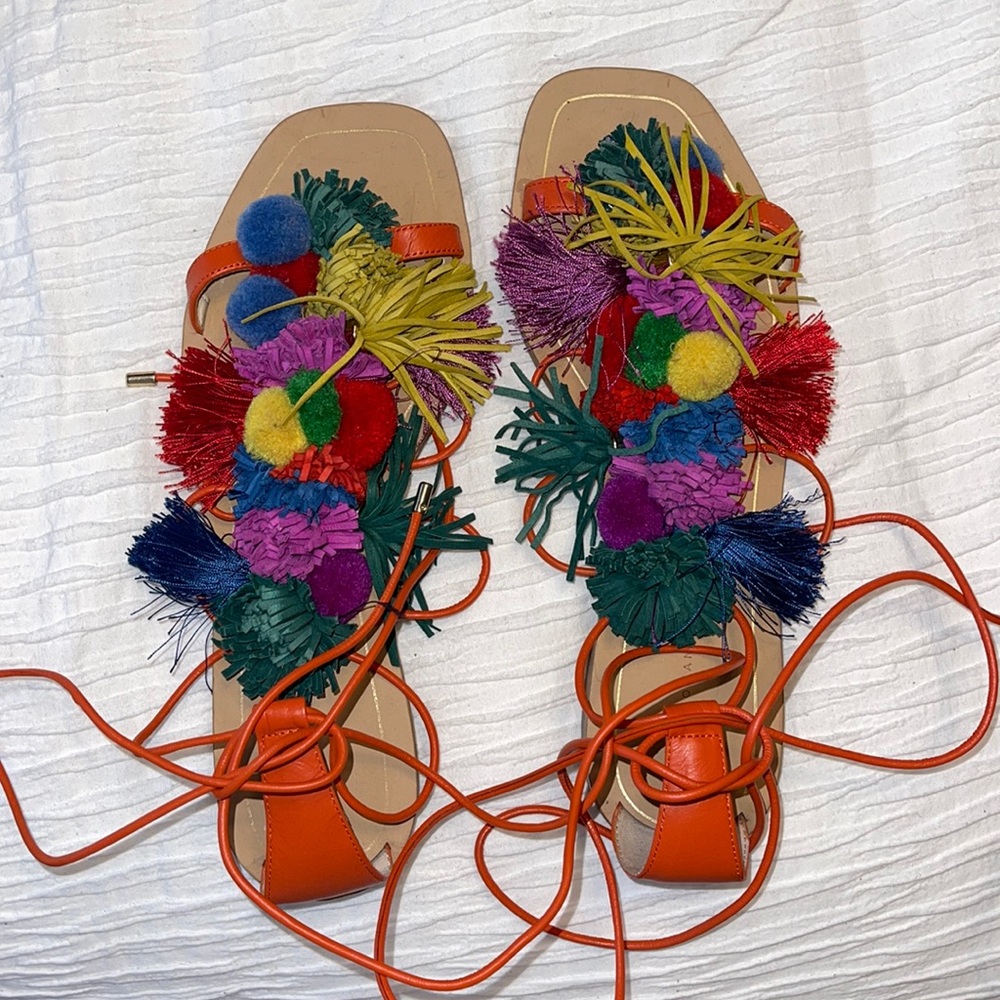 Zara colorful gladiator sandals
